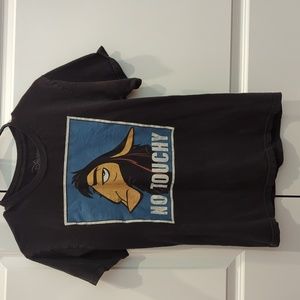 Black graphic tee